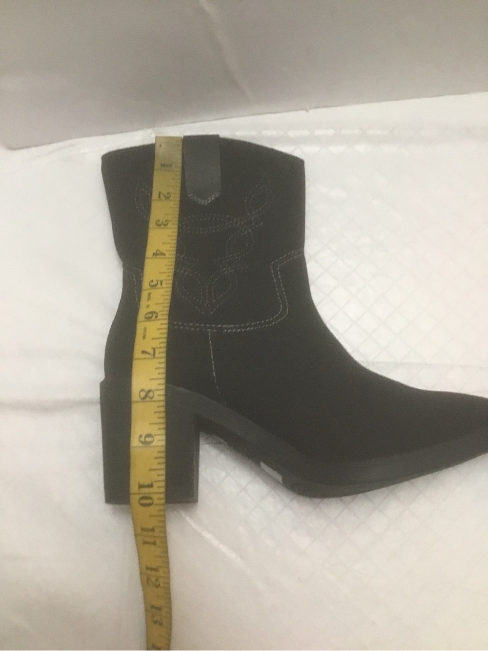 Black Vivaia Pointed Toe Block Heel Pumps size 36.5 - Picture 5 of 8